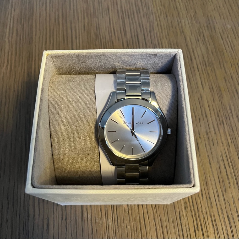 Michael Kors silver women watch